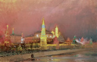 Illumination in the Kremlin, 1896